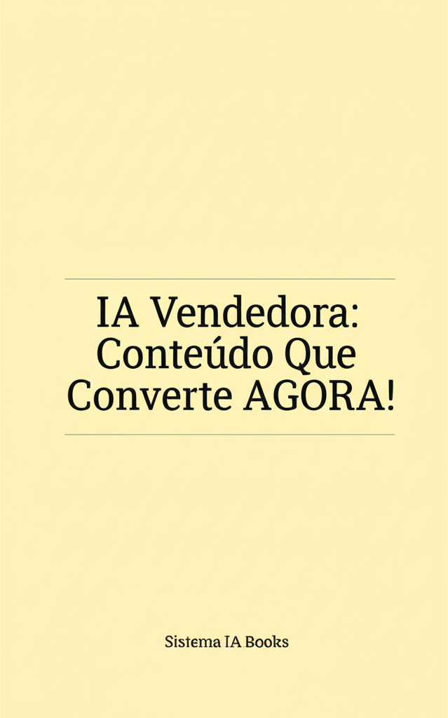 IA Vendedora: Conteúdo Que Converte AGORA!